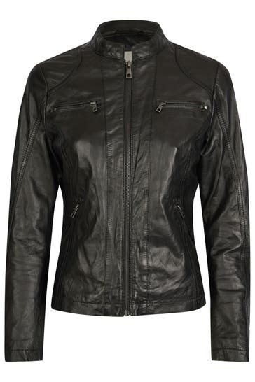 BUGATTI Lederjacke BULady-128 black