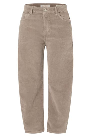 GANG Stoffhose 94IDA light taupe Wide/ Loose Fit