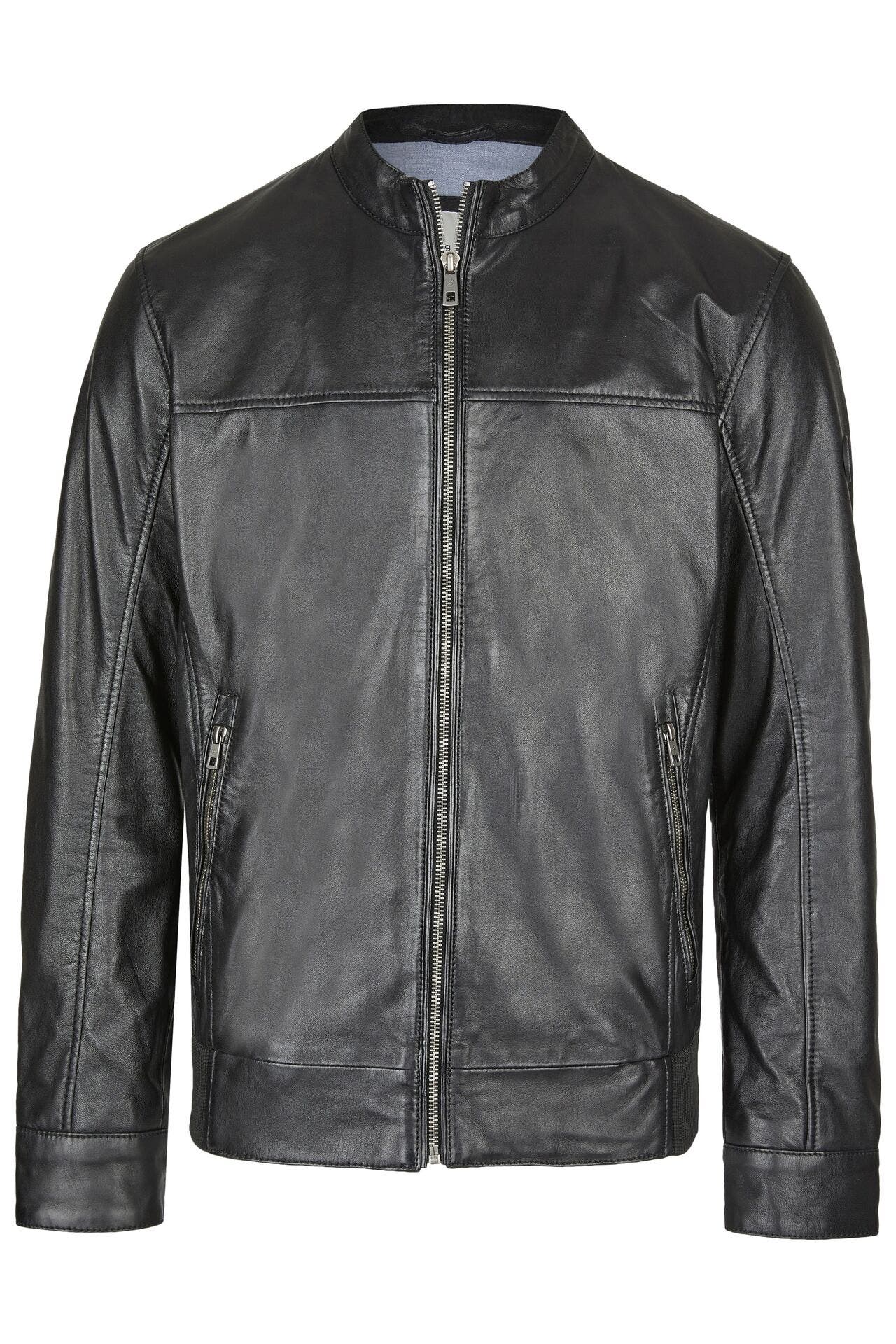 BUGATTI Lederjacke BUBENITO Schwarz, Bild 1