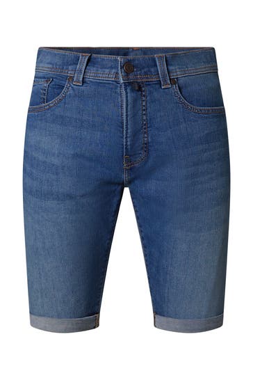 PIERRE CARDIN Jeans Sisteron blue used buffies Straight