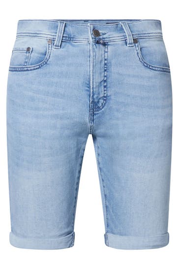 PIERRE CARDIN Jeans Sisteron sky blue used buffies Straight