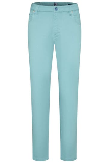 MEYER Chino hellgrün Slim