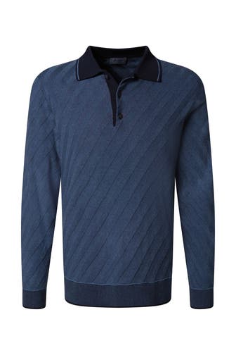 PIERRE CARDIN Polo-Shirt Blue Heaven