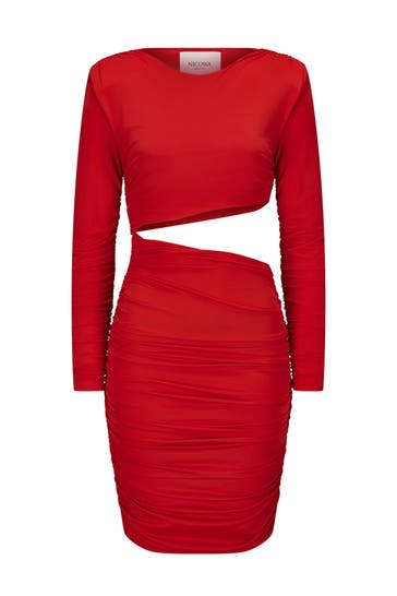 NICOWA Casual-Kleid OCAWI MINI RED