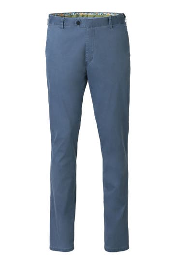 MEYER Chino OSLO blau Straight