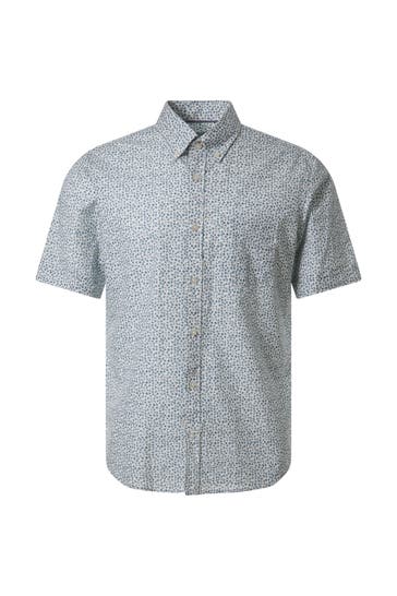 PIERRE CARDIN Kurzarmhemd Blue Heaven Regular Fit