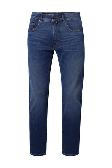 PIERRE CARDIN Jeans Laval ocean blue used buffies Loose Fit