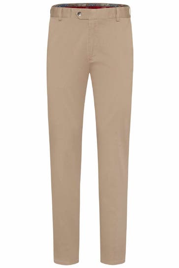 MEYER Chino Oslo camel Straight