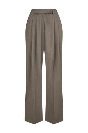 NICOWA Stoffhose ROSCIWO TAUPE MELANGE Slim