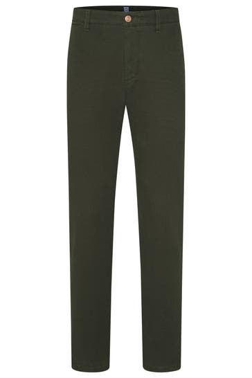 MEYER Chino M5 Chino oliv Straight