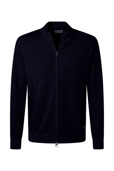 PIERRE CARDIN Strickjacke Marine
