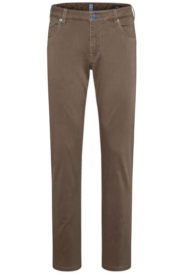 MEYER Chino M5 FIT braun Slim