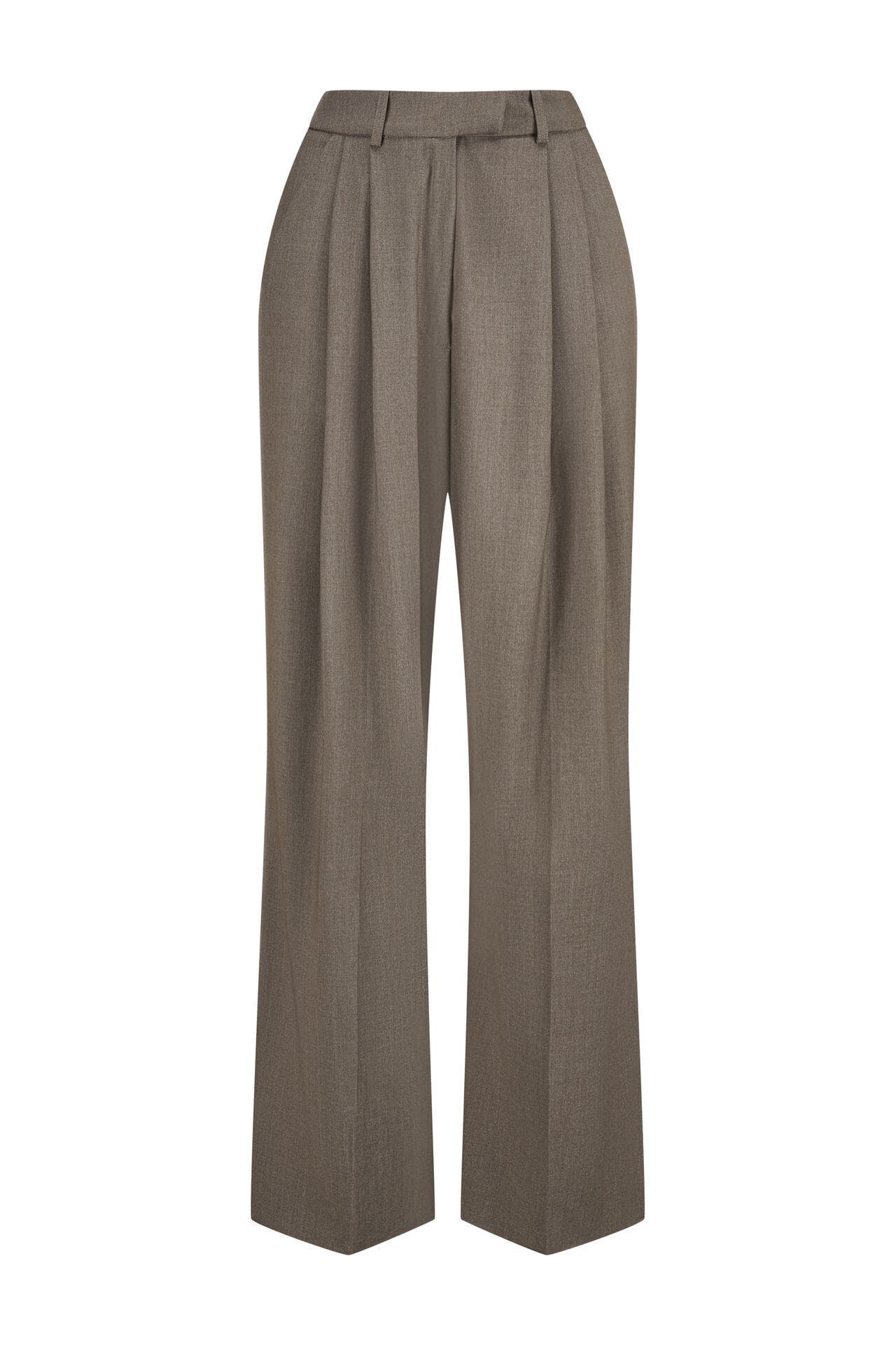 NICOWA Stoffhose ROSCIWO TAUPE MELANGE Slim, Bild 1