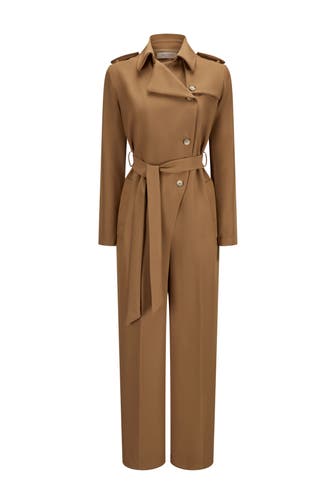 NICOWA Jumpsuit ANIROMA CAMEL Straight