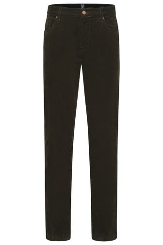 MEYER Stoffhose dunkelgrün Slim