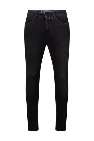 PIERRE CARDIN Jeans Lyon dark grey used Tapered