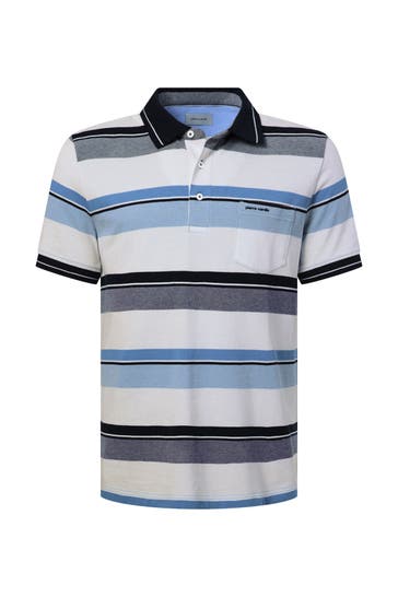 PIERRE CARDIN Polo-Shirt Blue Heaven