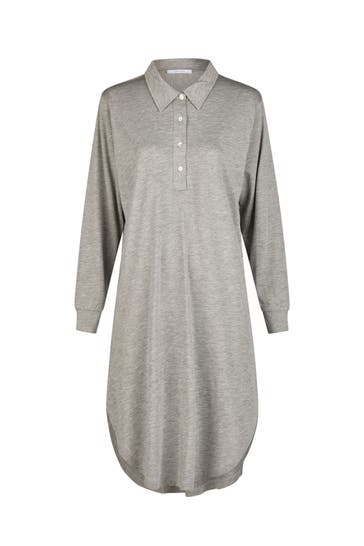 MYJAMA Nachthemd Calla grau