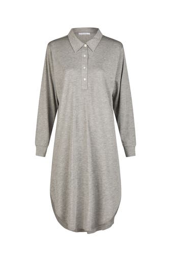 MYJAMA Nachthemd Calla grau