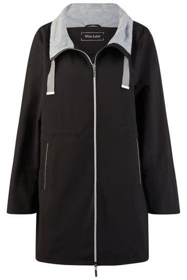 WHITE LABEL Parka schwarz