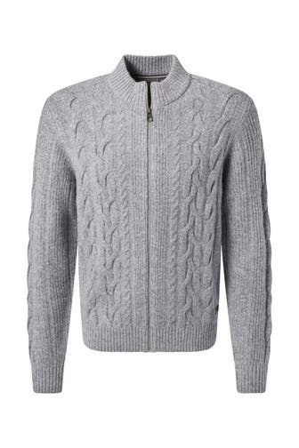 PIERRE CARDIN Strickjacke Sharkgray