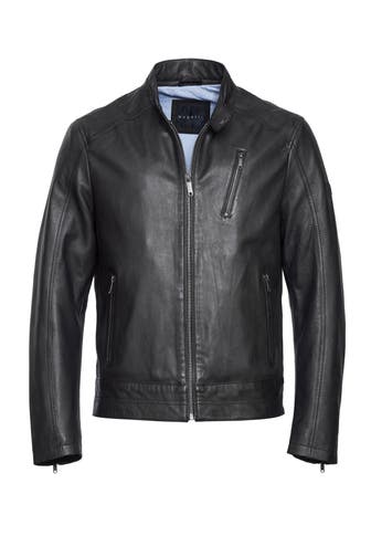 BUGATTI Lederjacke BURUBIO Schwarz