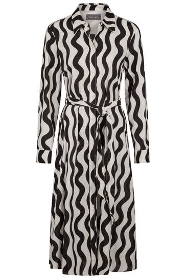 WHITE LABEL Casual-Kleid schwarz-weiß