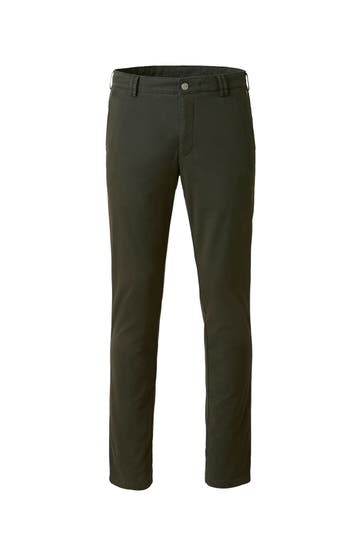MEYER Chino BONN dunkelgrün Straight