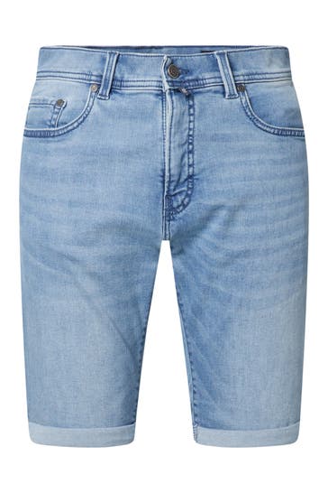 PIERRE CARDIN Jeans Sisteron light blue used buffies Straight