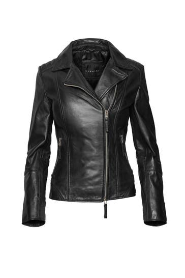 BUGATTI Lederjacke black