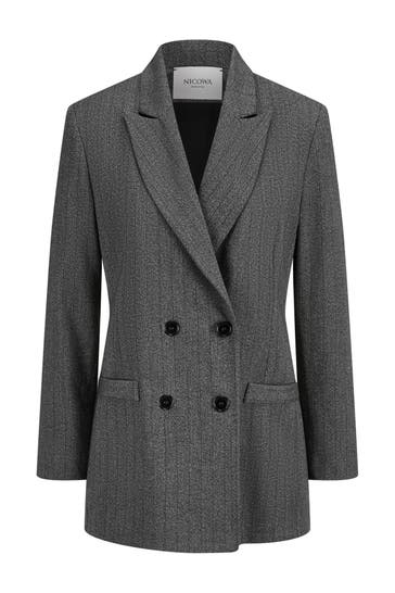 NICOWA Blouson CORNOVA GREY PINSTRIPE
