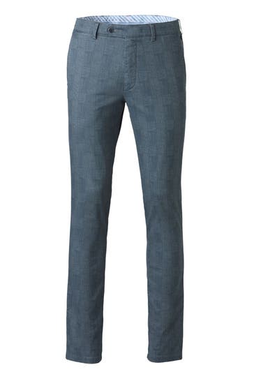 MEYER Chino Bonn 1-5078 Grau-blau Straight