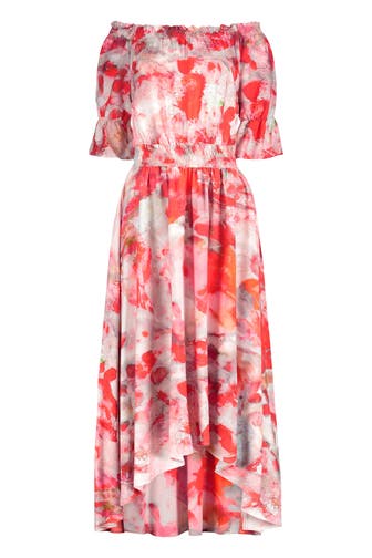 NICOWA Casual-Kleid NERMINI BATIK / RED / TOFFEE