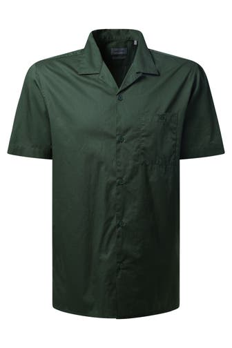 PIERRE CARDIN Kurzarmhemd BOXY-RESORT Arctic Regular Fit