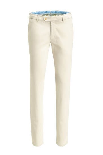 MMX Chino Chinohose Lupus atmungsaktiv beige Slim