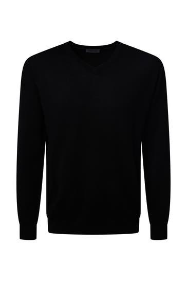PIERRE CARDIN Pullover Schwarz
