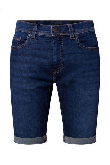 PIERRE CARDIN Jeans Sisteron dark blue used buffies Straight