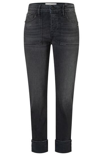 GANG Jeans 94NICA WORKER worn black wash Boyfriend