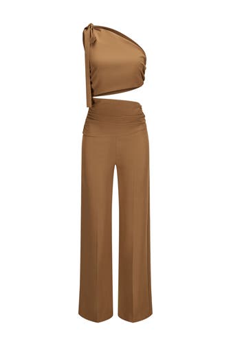 NICOWA Jumpsuit AMOLIWA CAMEL Slim