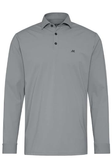 MEYER Polo-Shirt Bryson grey