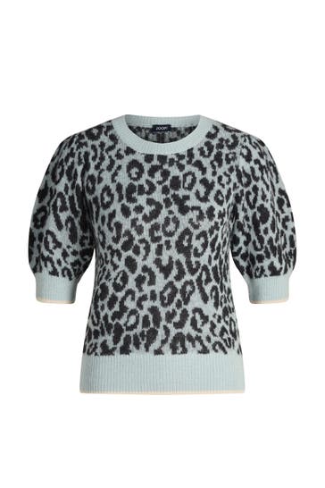JOOP! Pullover Kaston hellblau/schwarz leo