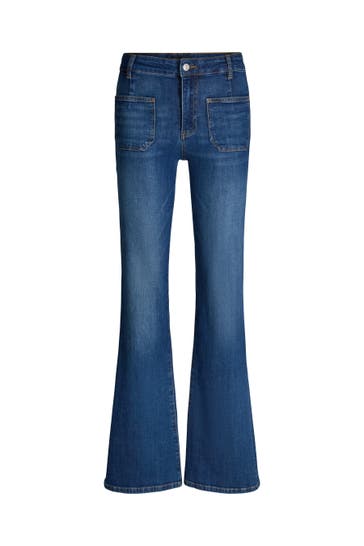 JOOP! Jeans Bootcut Jeans Elea, hohe Taille in Mid Blue washed mid blue washed Bootcut