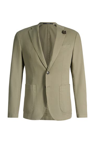 JOOP! Business-Sakko Hoverest khaki Slim Fit