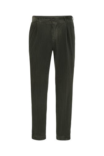 JOOP! Stoffhose Lester dunkelgrün Loose Fit