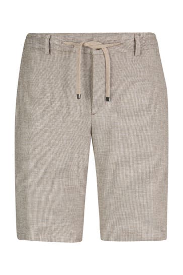 JOOP! Short Capri beige gemustert Bootcut