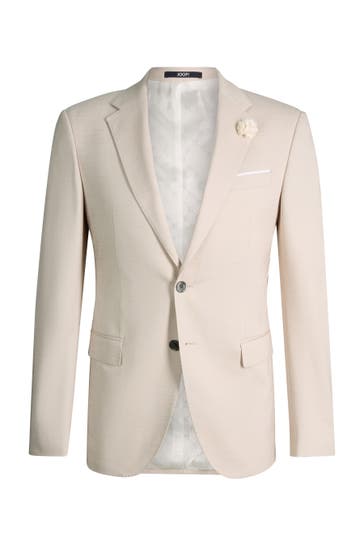JOOP! Casual-Sakko Wedding-Herby hellbeige Slim Fit