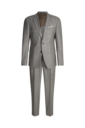 JOOP! Anzug Anzug Howlin-Rennet grau Slim Fit