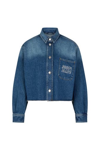 JOOP! Casual-Bluse Udela dunkelblau