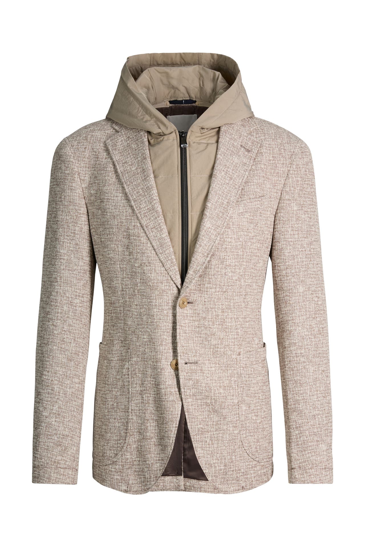 JOOP! Casual-Sakko Hoodney beige meliert Slim Fit, Bild 1