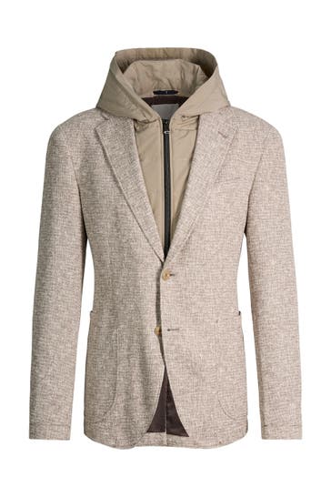 JOOP! Casual-Sakko Hoodney beige meliert Slim Fit